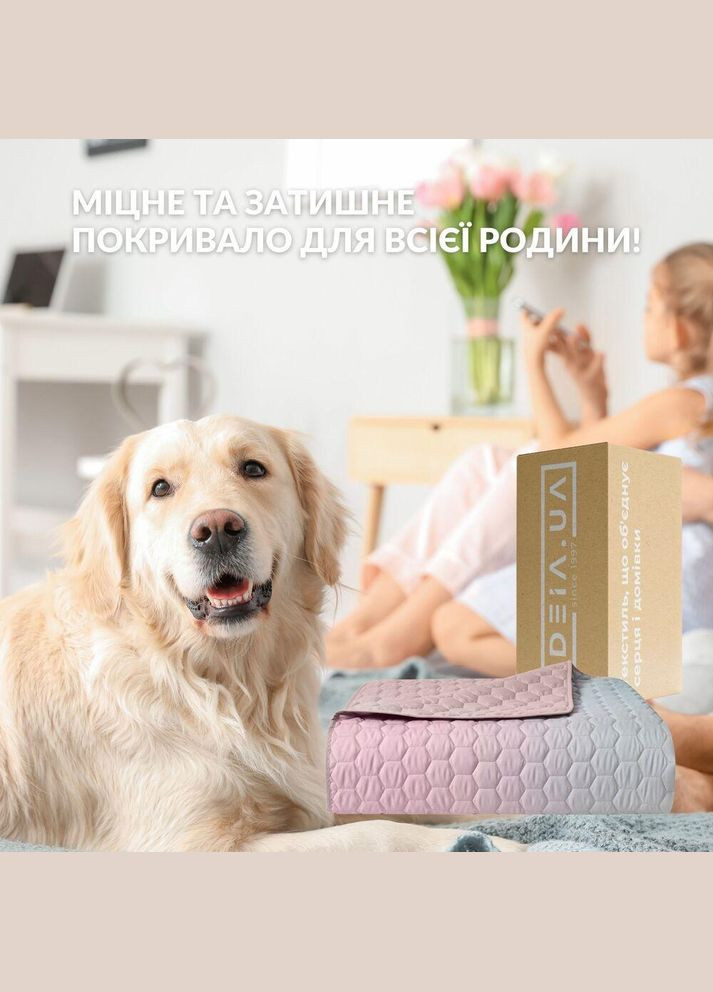 Покривало на ліжко Silhouette 220x240 двосторонне міцна стібка тканини антиалергенне IDEIA (343053460)