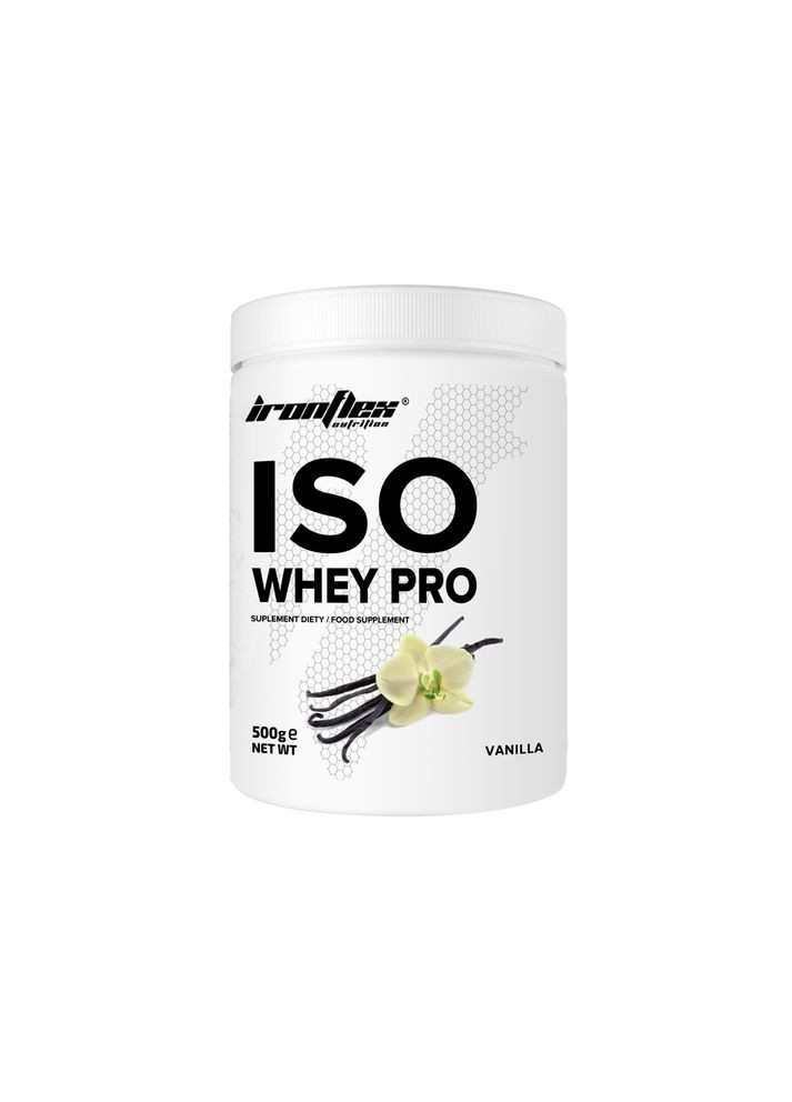 Протеин Iso Whey Zero 500g (Vanilla) Ironflex (285736493)