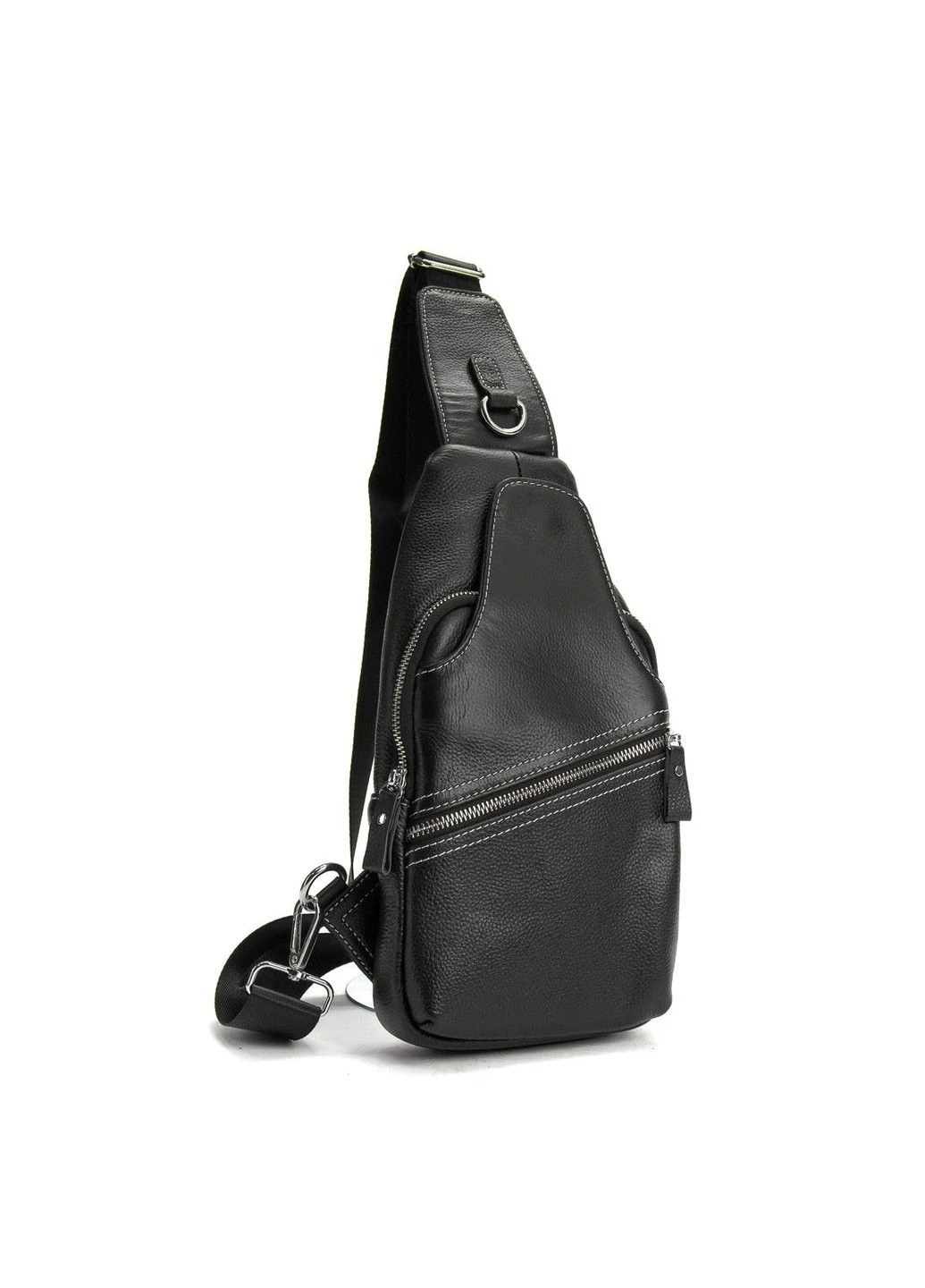 Сумка-слінг чорна шкіряна F-A25F-5033A Tiding Bag (292755509)