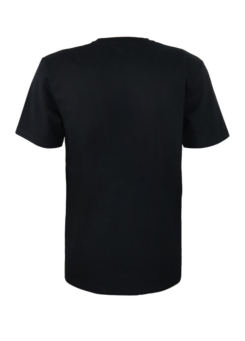 Футболка унисекс кулир черная с принтом "Wild flowers" (DTG) 4PROFI - (329901418)