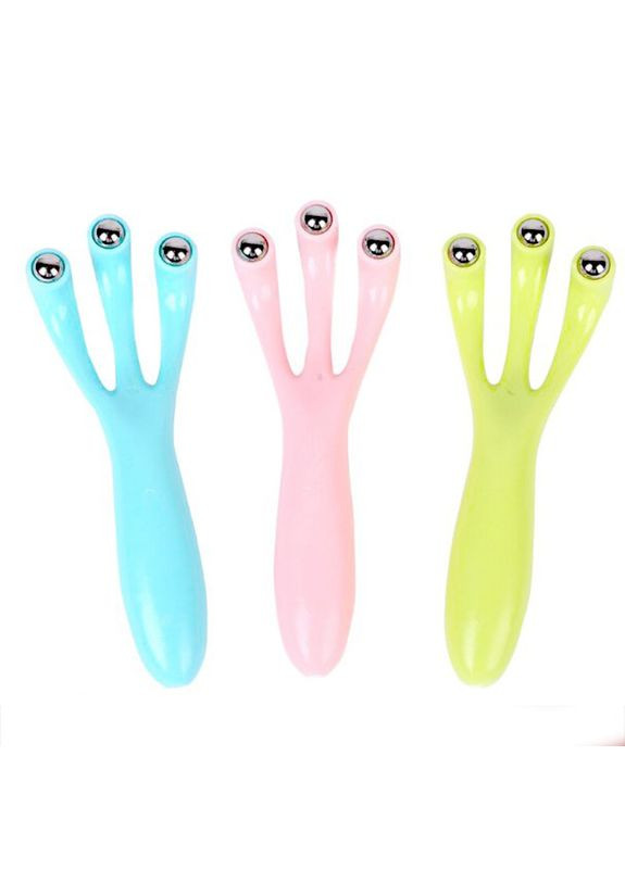 Массажер для лица, шеи и зоны декольте с тремя роликами 1702 DAHOC (332810686)