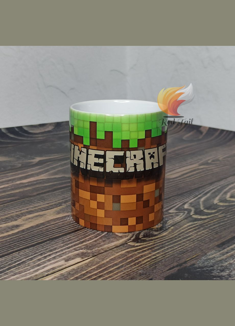 Чашка подарочная "Майнкрафт" 330 мл No Brand (328438988)