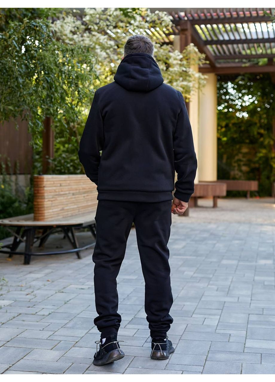 Мужской теплый спортивный костюм цвет черный New Trend (304649746)