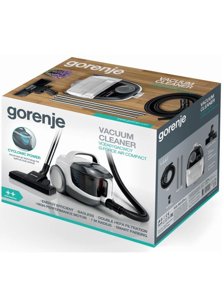 Пылесос безмешковый VCEA01GACWCY Gorenje (314863693)