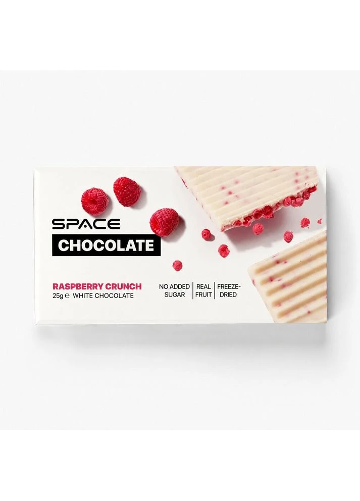 Білий шоколад Space Chocolate Raspberry Crunch, 25 грам - Малина Spacefood (396889156)