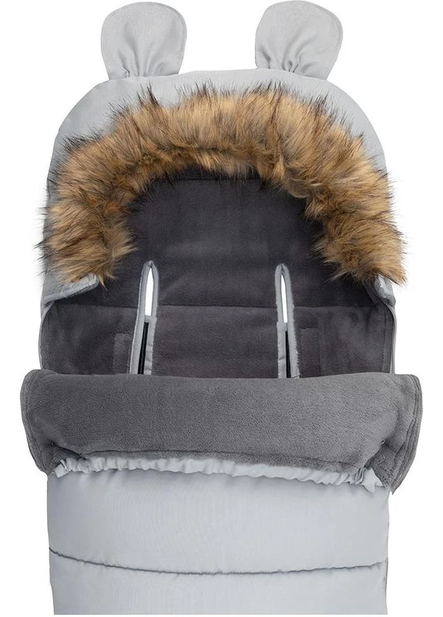 Зимний конверт Sleeping bag gray (AKCE00034) MoMi (391738556)
