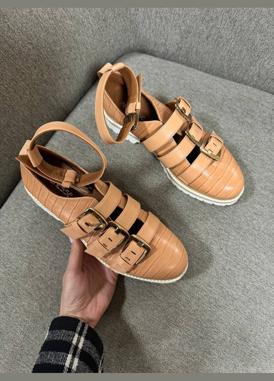 Richesse Туфлі бежевий з натуральна шкіра, україна — (337503829)