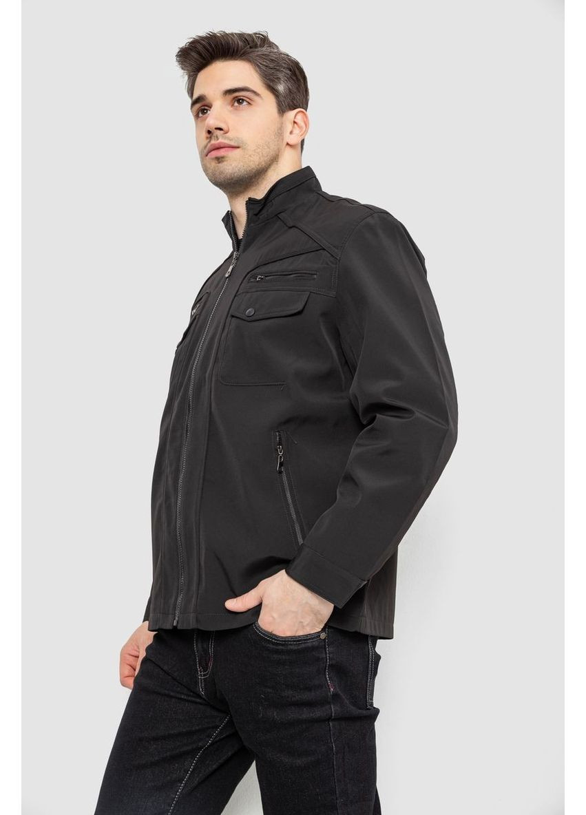 Черная куртка мужская демисезонная, 244r316k Ager