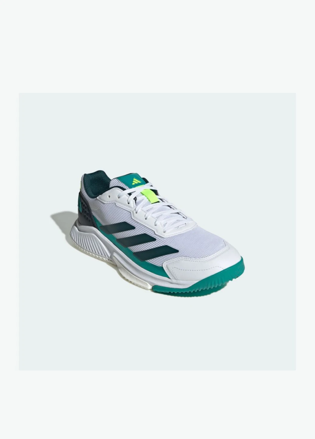 Белые кроссовки courtquick padel performance jp7232 adidas