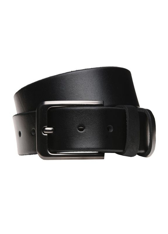 Чоловічий ремінь шкіряний v1n-gen4R-115x3 Чорний Borsa Leather (302971962)
