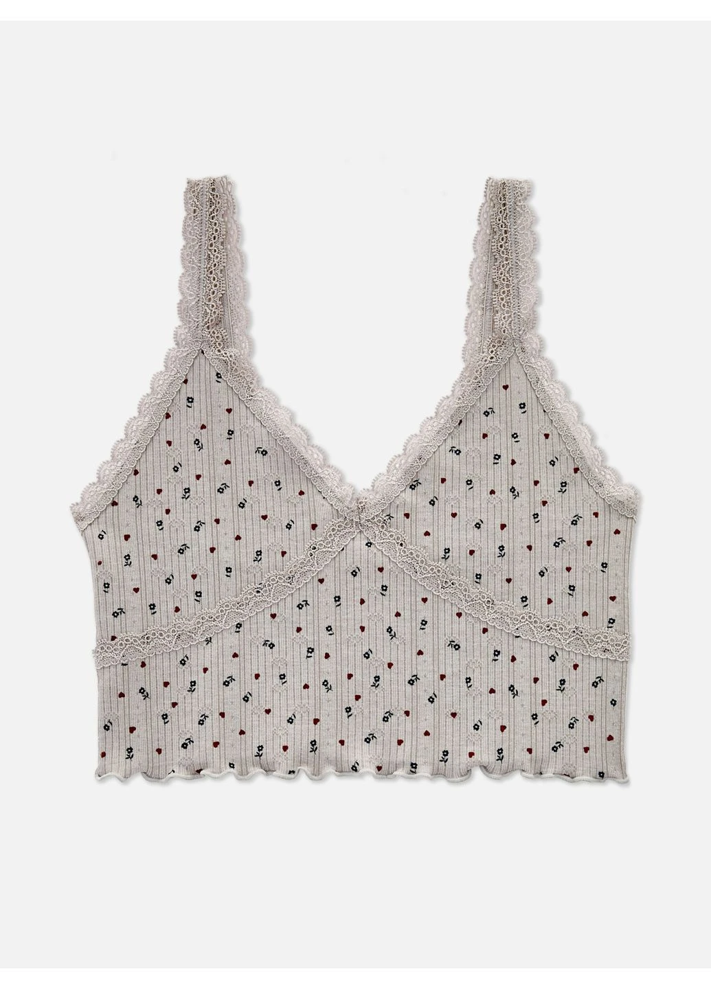 Топ,серый в узоры, Primark (400286723)