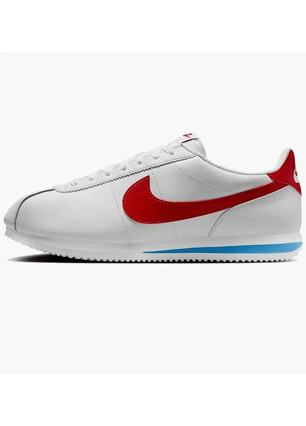 Білі кросівки cortez leather forrest gump white dm4044-108 демісезон Nike
