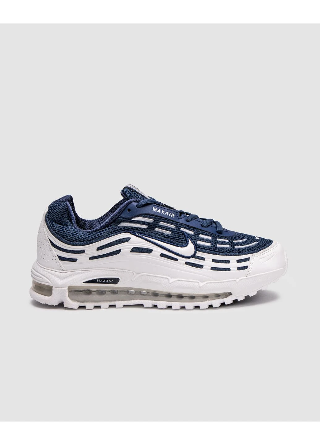 Білі літні кросівки nike air max tl 2.5 summit white/university blue-obsidian найк аір макс тл 2.5 No Brand
