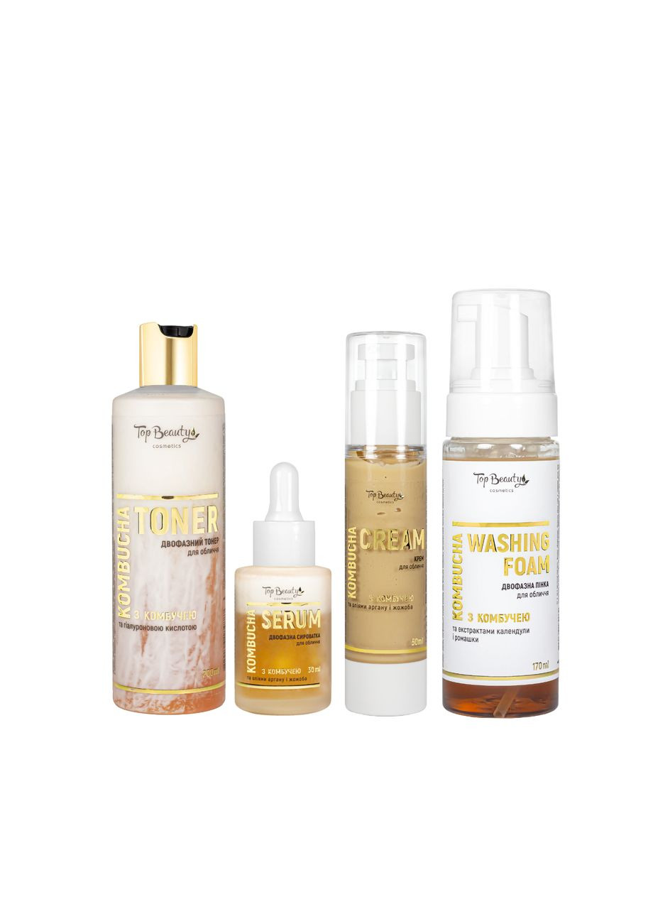 Подарочный набор уходовой косметики для женщин Kombucha, 4 продукта Top Beauty (338426815)