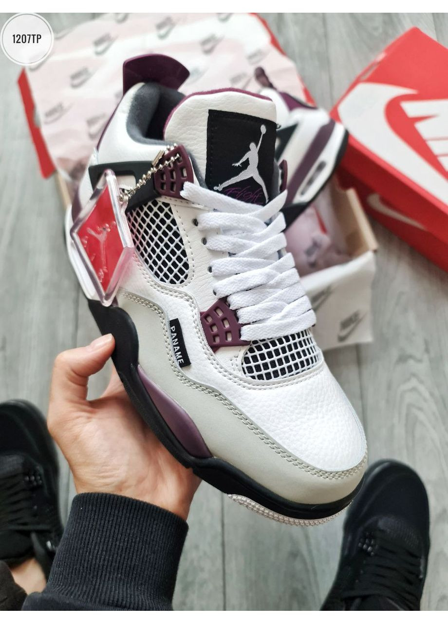 Цветные демисезонные кроссовки мужские nike air jordan 4 найк аир джордан No Brand