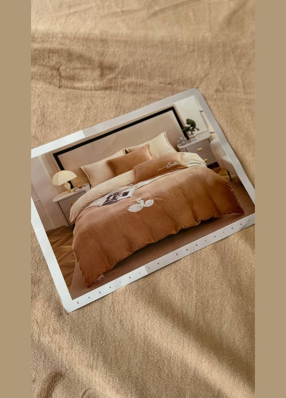 Постельное белье из велюра евро No Brand (308754433)