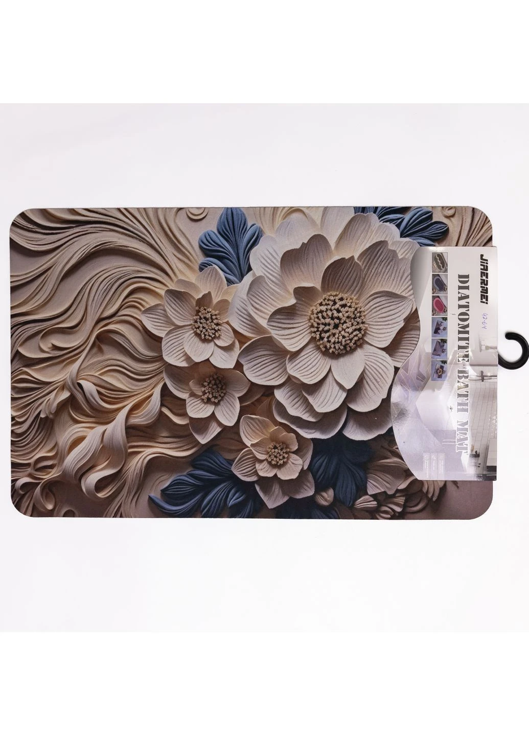 Килимок діатомітовий універсальний PEONY 58*38 см з ефектом 3-D No Brand (379604654)