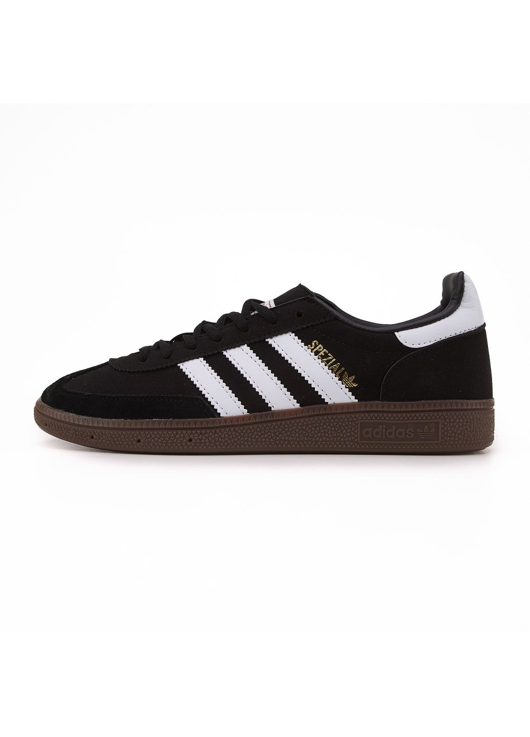 КРОССОВКИ ЖЕНСКИЕ ADIDAS SPEZIAL BLACK WHITE BROWN АДИДАС СПЕЦИАЛ No Brand чёрные демисезоны (367170474)