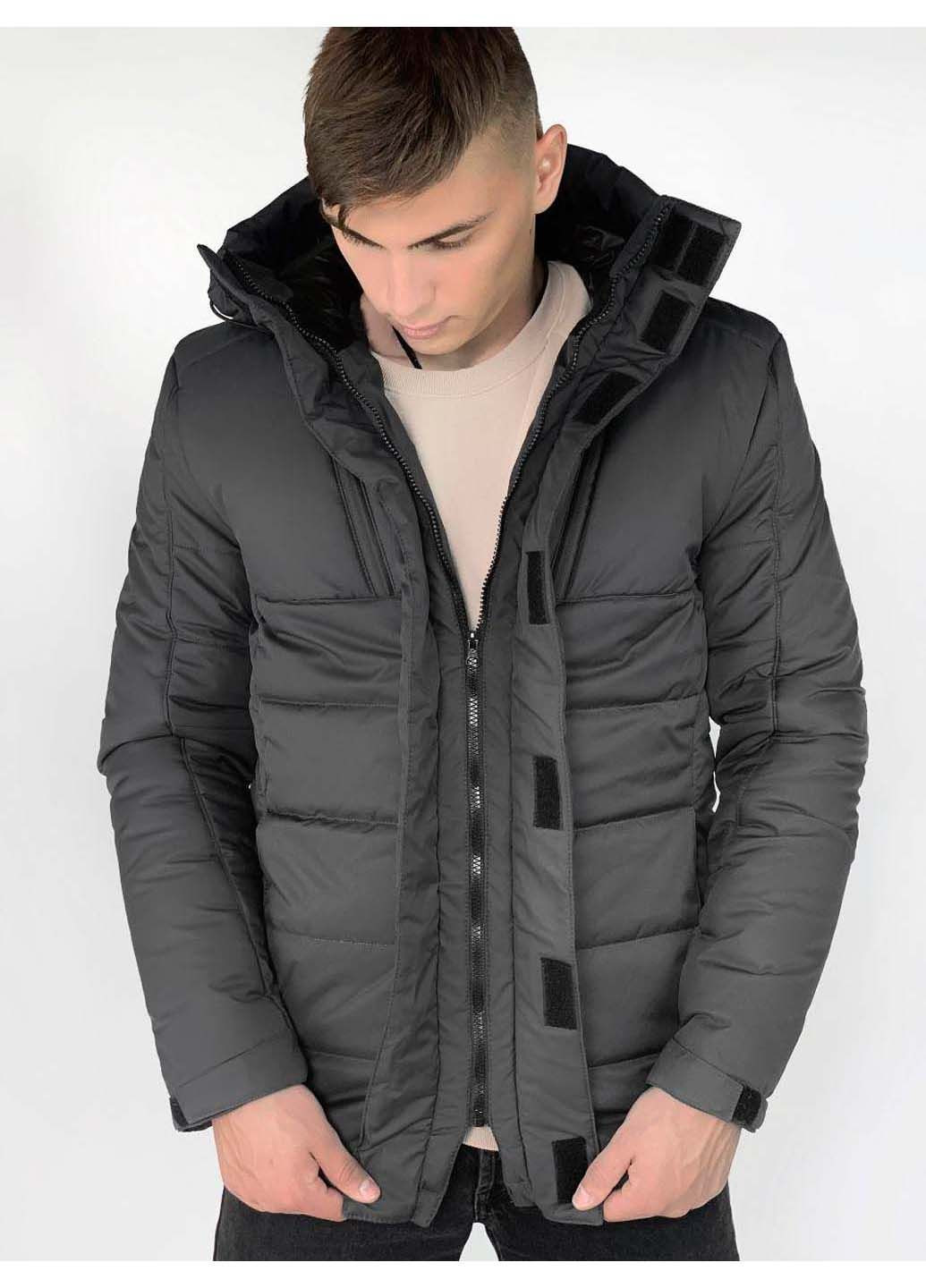 Серая зимняя куртка Intruder