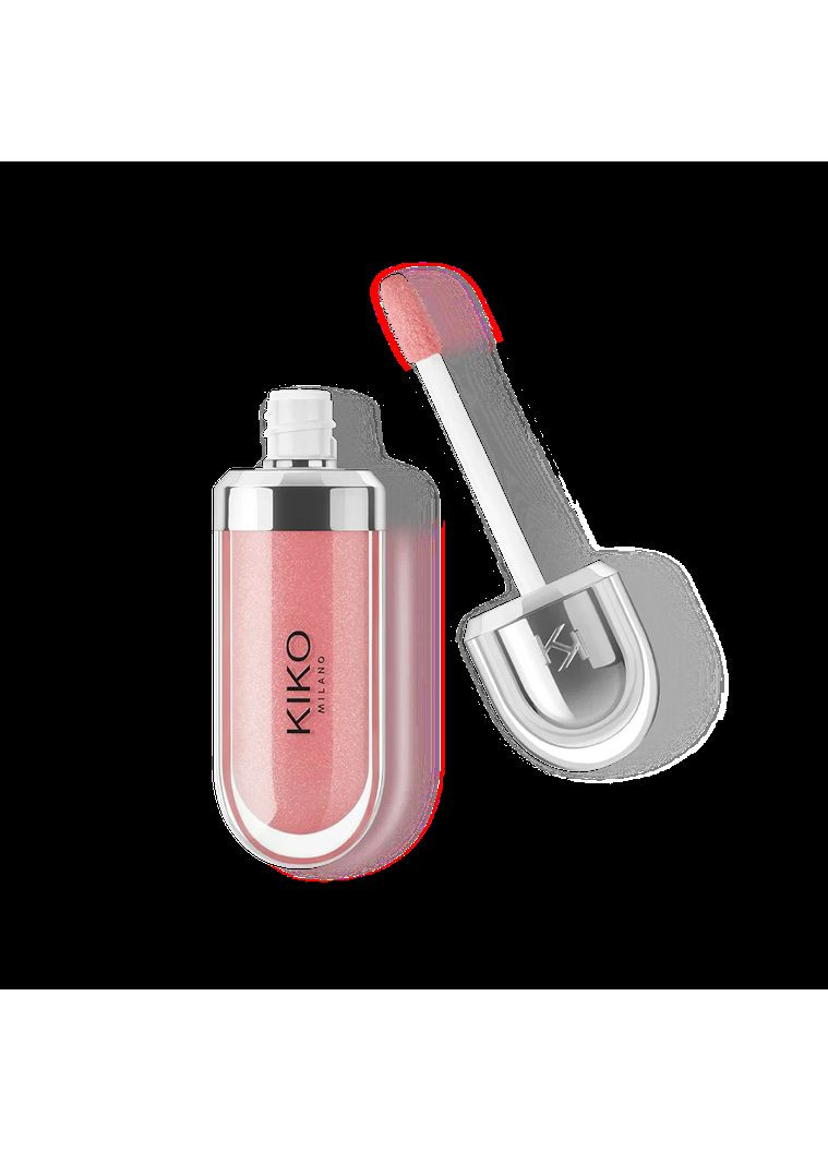 Пом'якшуючий блиск для губ 3D Hydra Lipgloss відтінок 07 - Rosa Magnolia, 6.5 мл Kiko Milano (330762527)