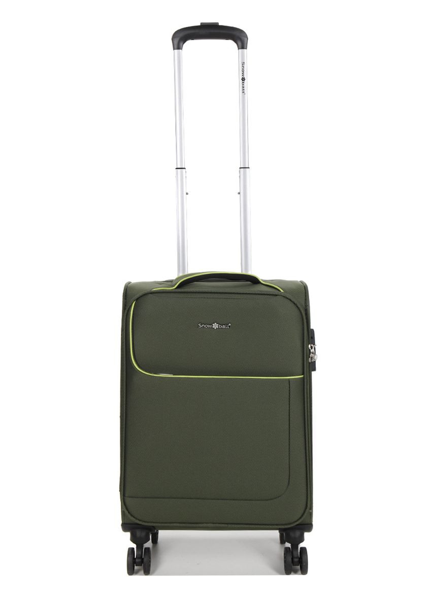 Чемодан маленький S тканевый 22204 58×36×22см 35+9см Хаки Snowball (297642922)