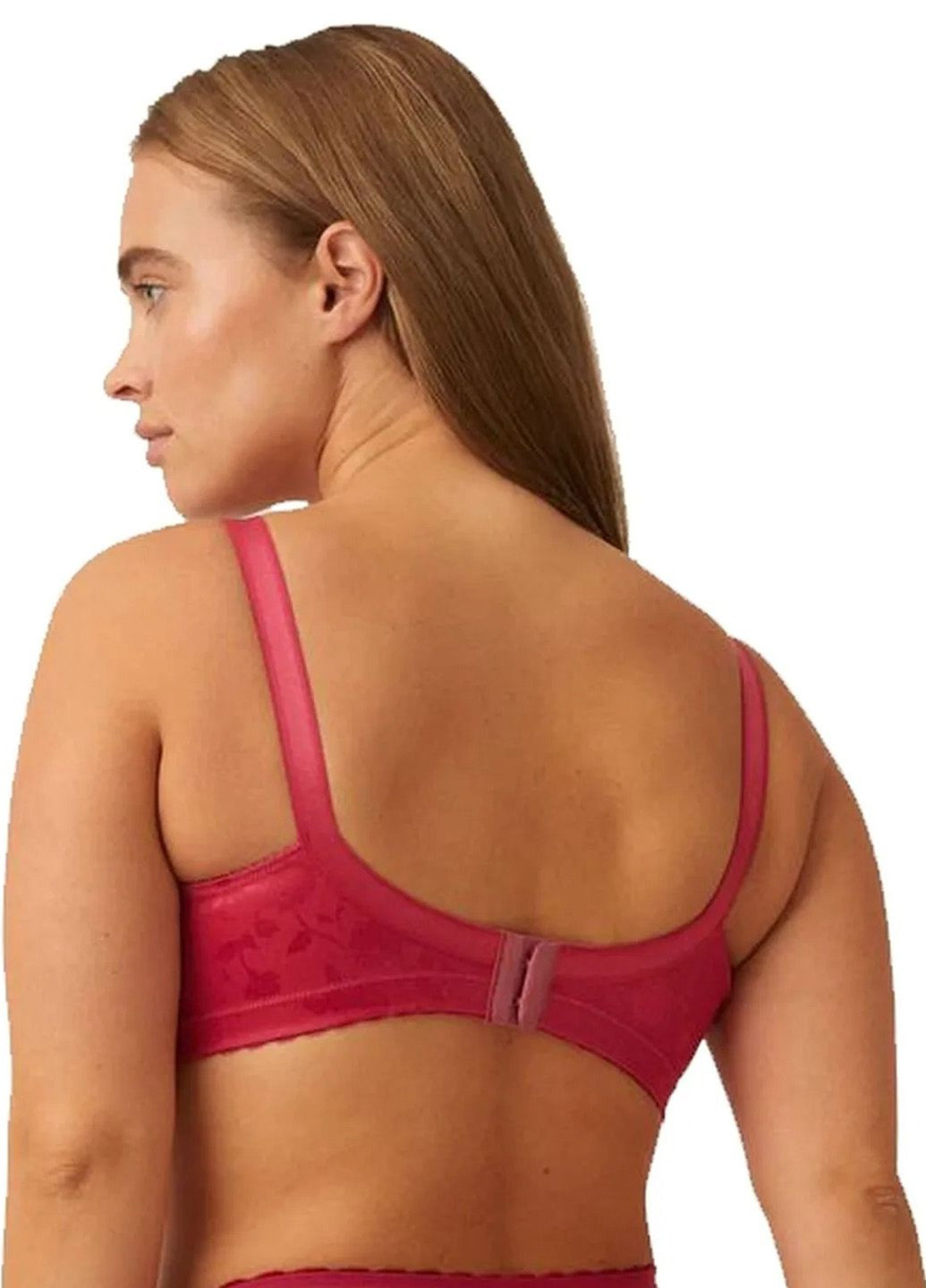 Бордовий бюстгальтер Naturana