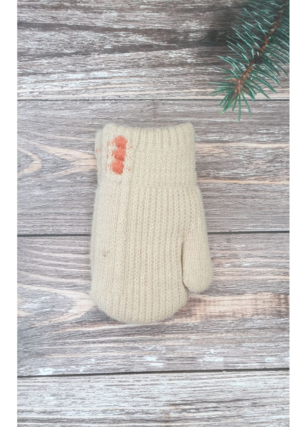 Зимові рукавички на хутрі для хлопчиків і дівчаток 2-4 роки No Brand (360534147)