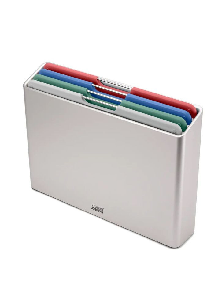 Набор разделочных досок с кейсом для хранения 4 пр. Folio Coast Silver 60215 Joseph Joseph (316614080)