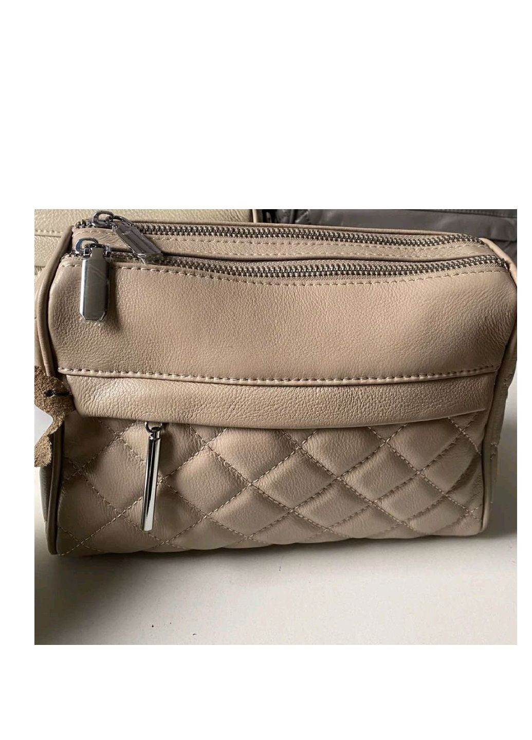 Кожаная сумка стеганая Vishnya (332214224)