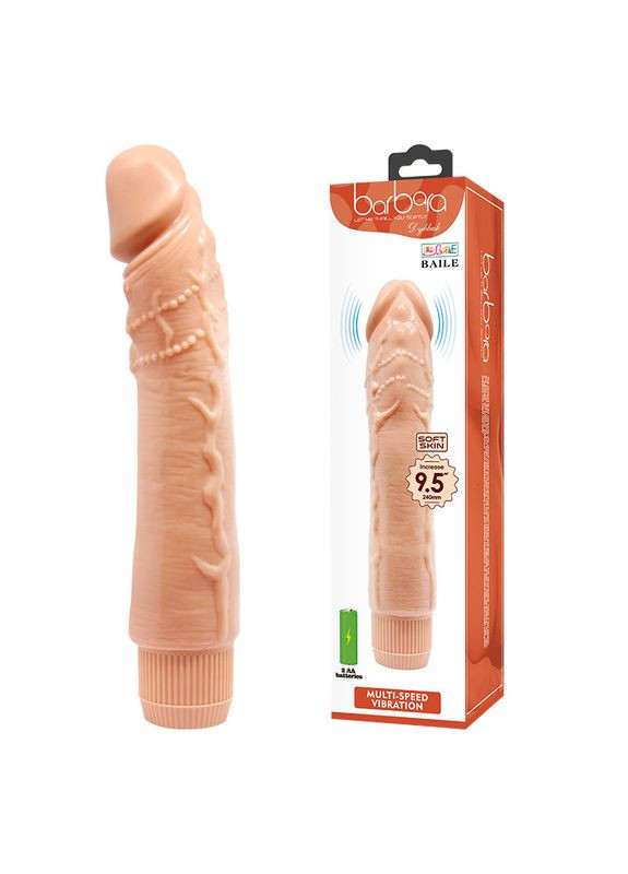 Вібратор - Barbara Dybbuk Vibrator 9,5" Flesh - Реалістичні вібратори LyBaile (335863182)