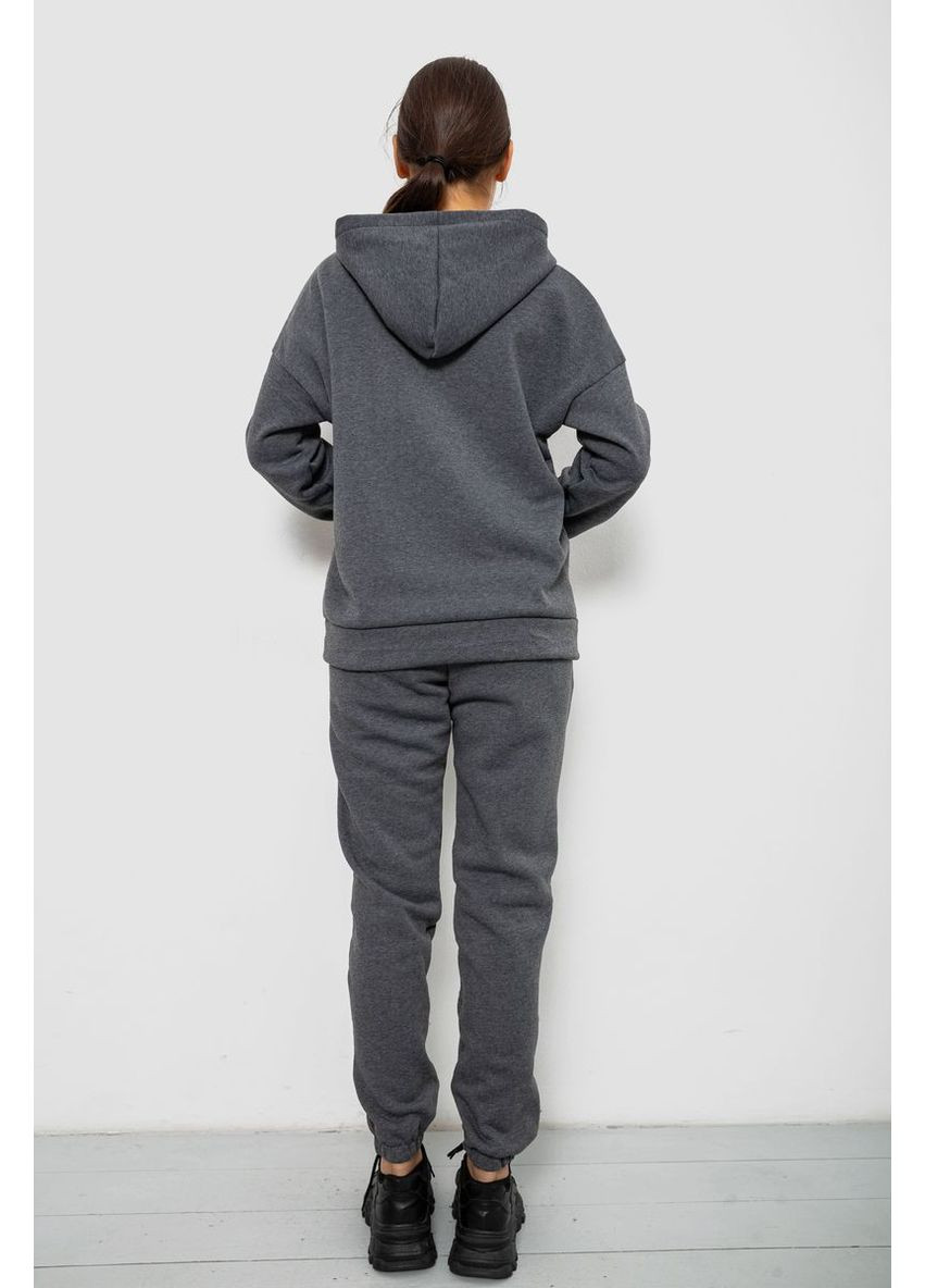 Спортивний костюм жіночий на флісі, колір сірий, 257R85 Ager (366546955)