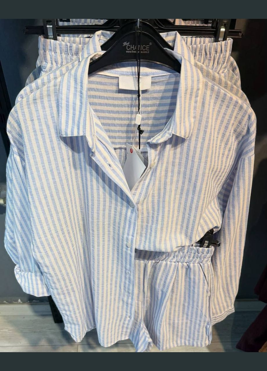 Жіночий блакитний костюм No Brand (339508034)