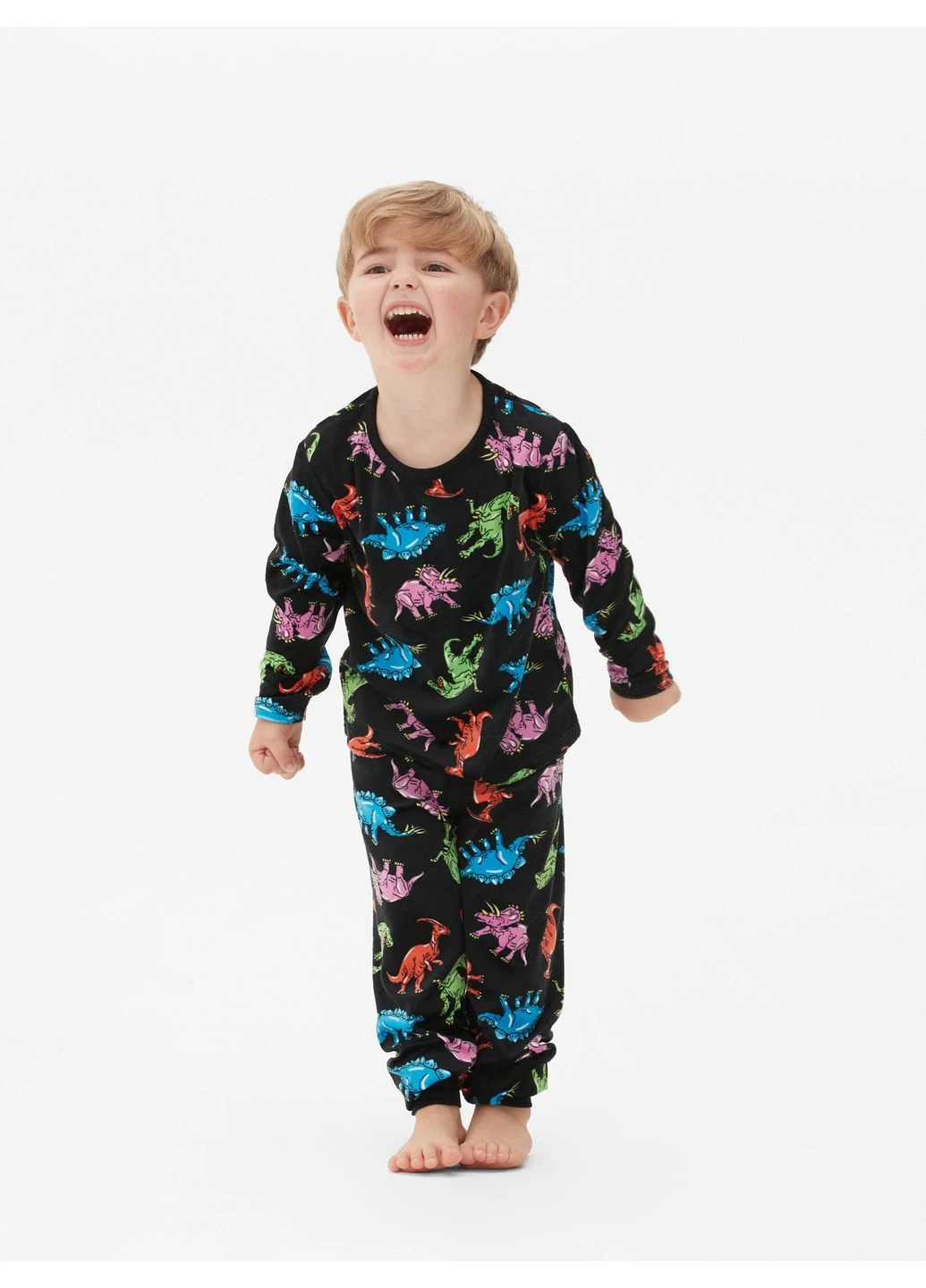 Лонгслив для сна,черный в узоры, Primark (356157954)