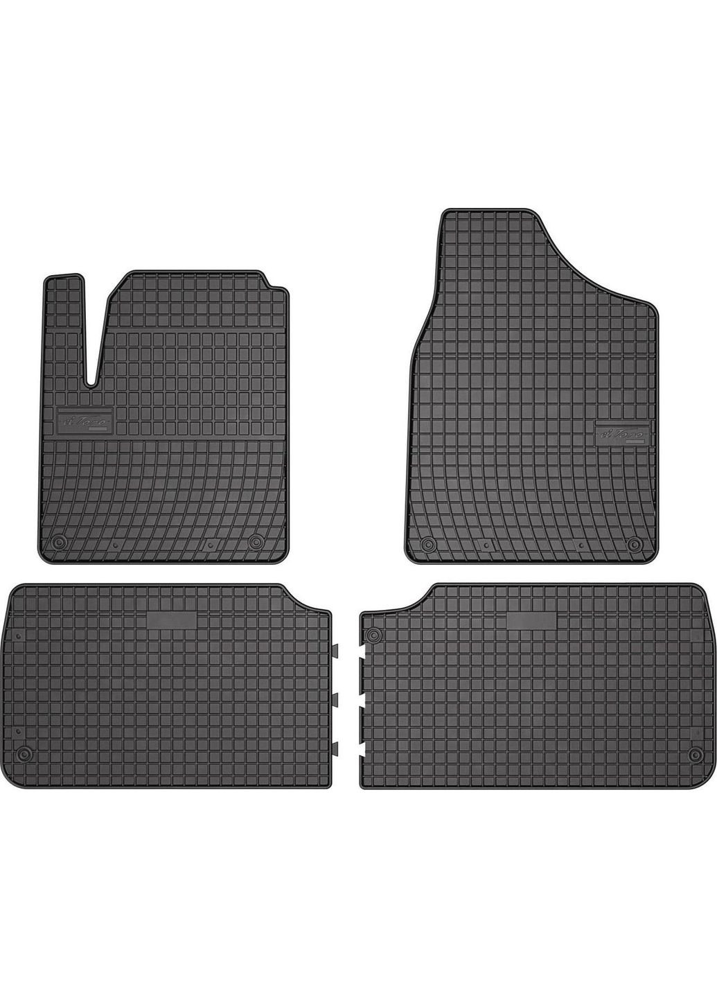 Гумові килимки El Toro для Volkswagen Sharan (mkI) 1995-2010; Seat Alhambra (mkI) 1996-2010; Ford Frogum (361240772)