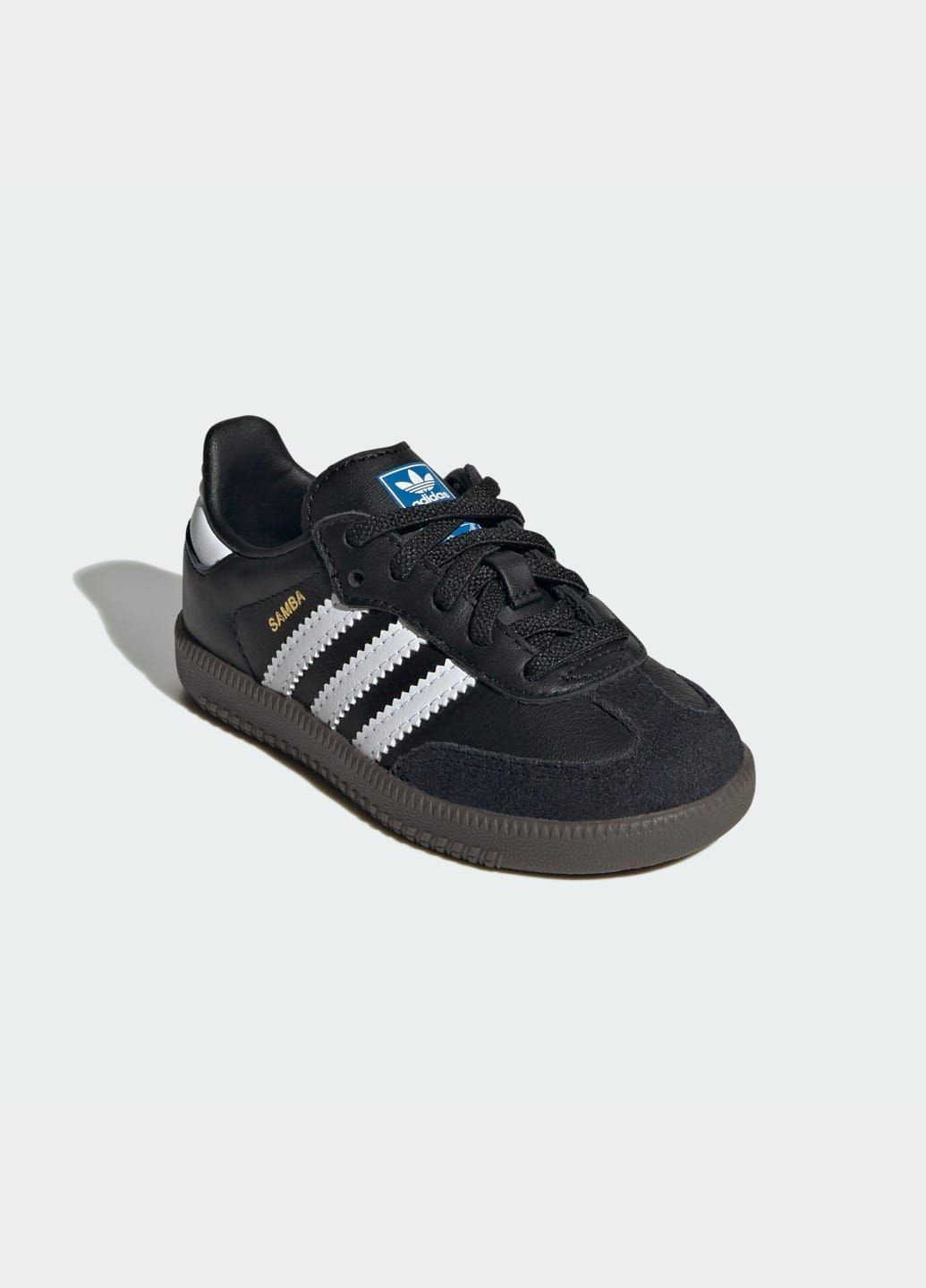 Черные всесезонные кроссовки samba og kids adidas