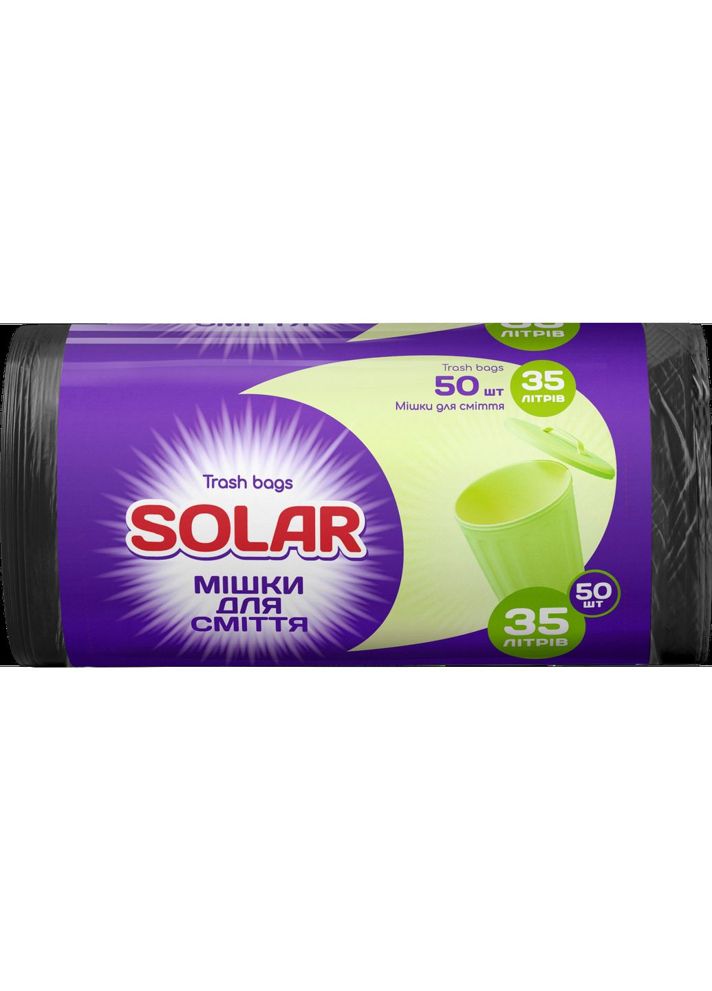 Мешки для мусора 35 л, 50 шт. Solar 4820269930049 (328402290)