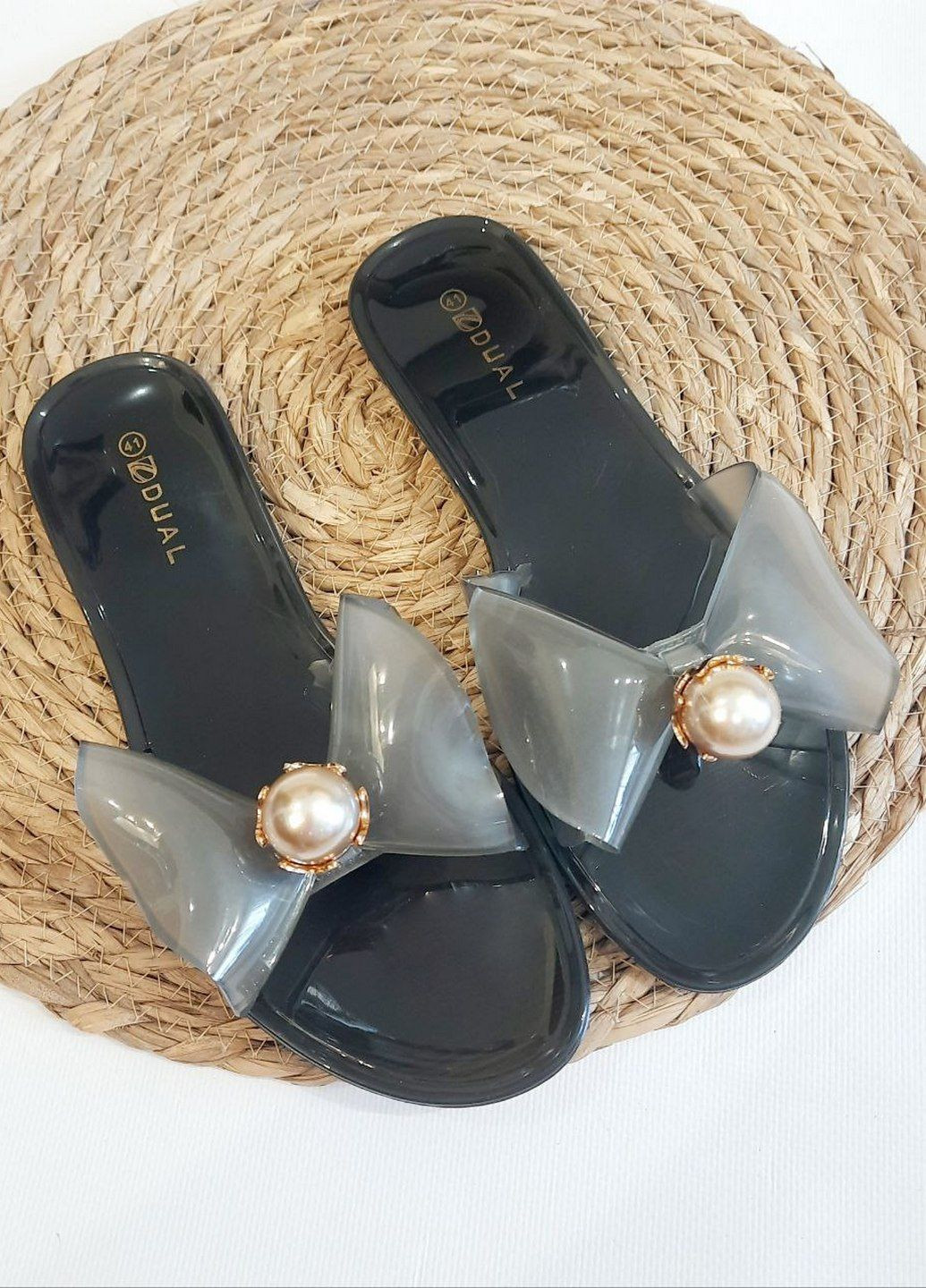 Цветные силиконовые шлепанцы Dual