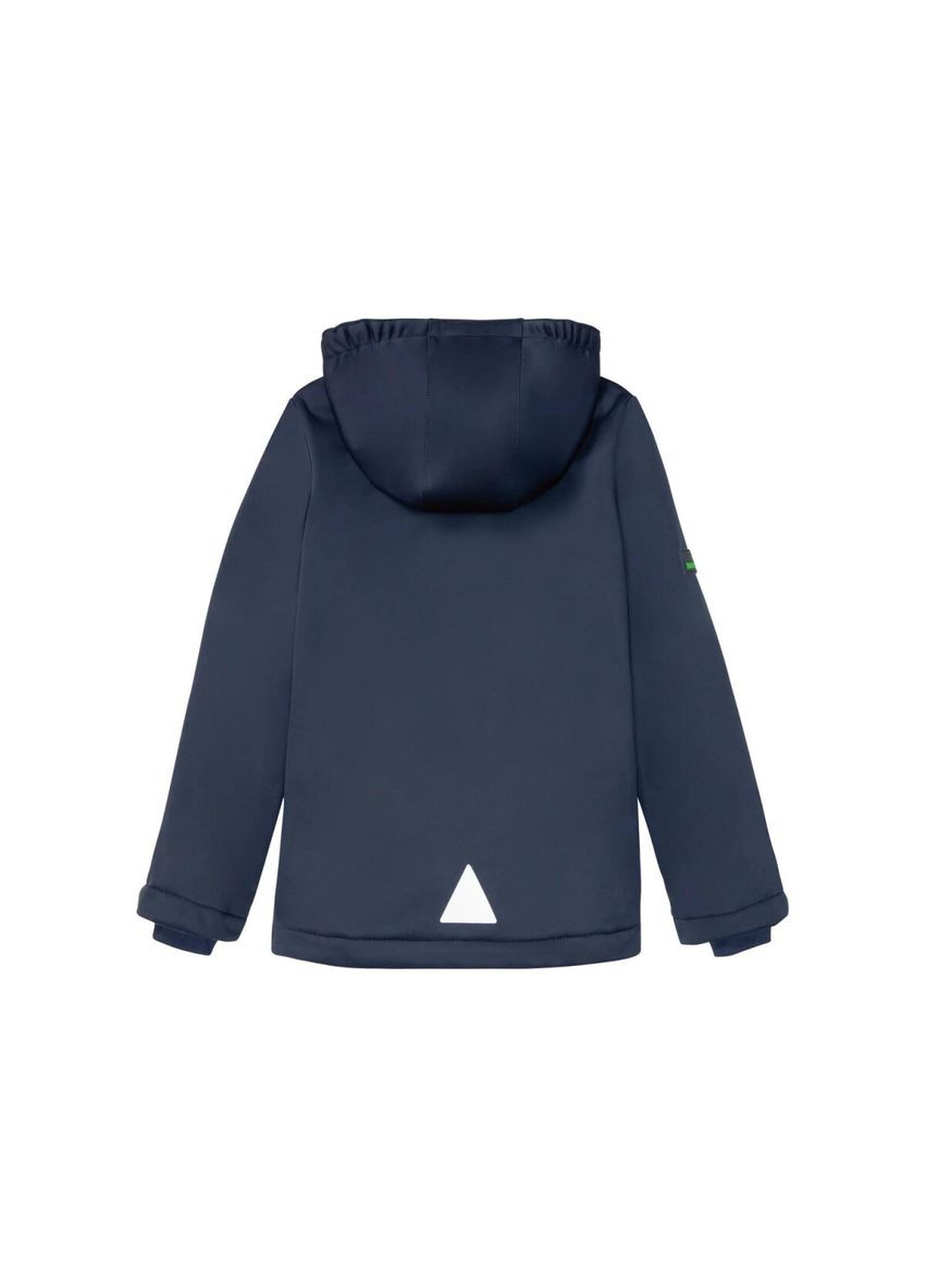 Темно-синяя демисезонная куртка softshell водоотталкивающая и ветрозащитная для мальчика dope dyed 376206 темно-синий ROCKTRAIL