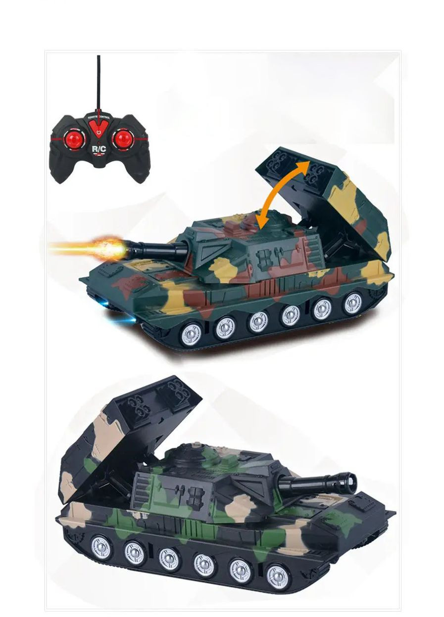 Танк на радіокеруанні ракетна установка зі світловими ефектами (869-19) MFC (364112380)
