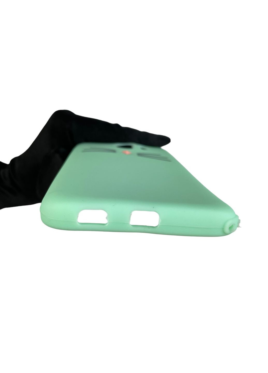 Чехол для Galaxy J4 2018 SM-J400 детский с котиком на самсунг г4 г400 бирюзовый Samsung (366020931)