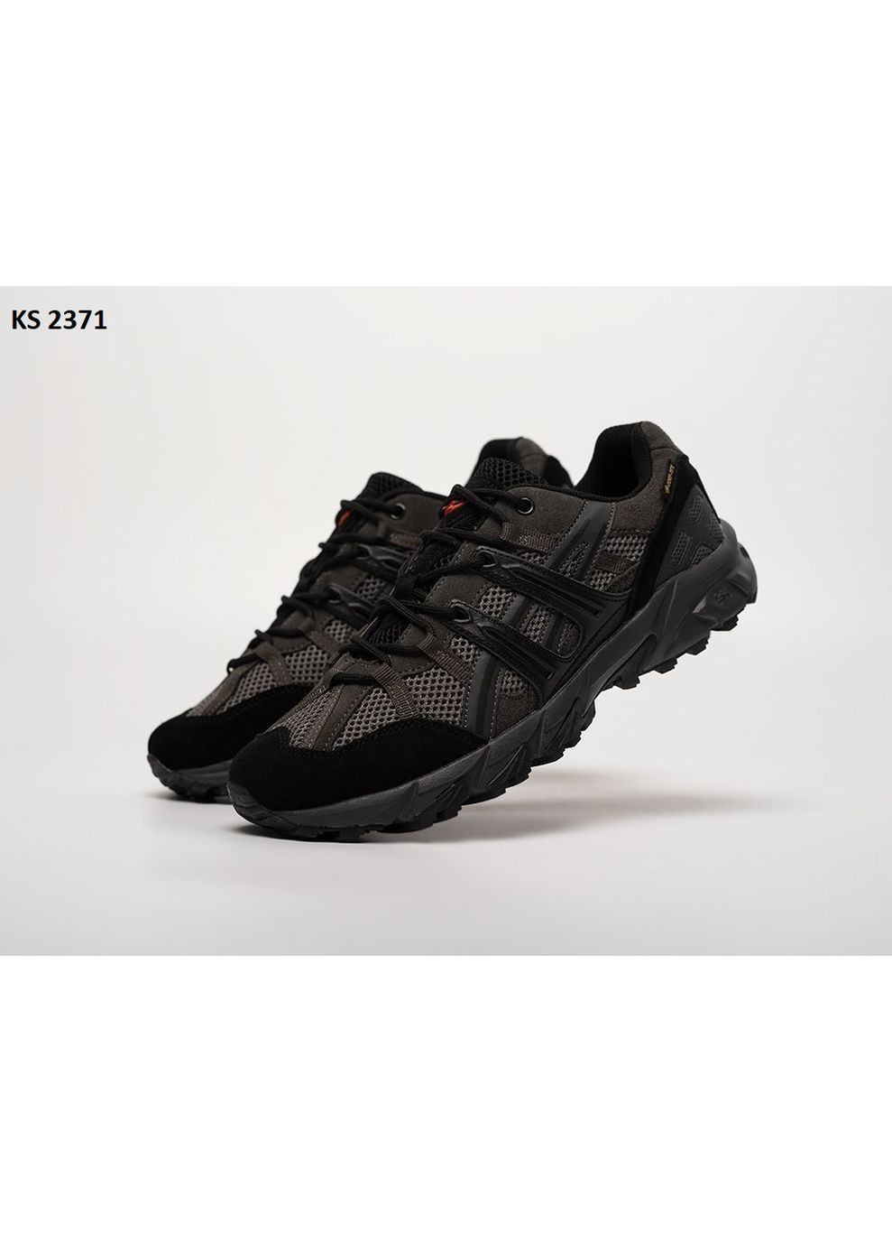 Чорні Осінні кросівки чоловічі asics gel sonoma 15-50 black асікс гель сонома No Brand