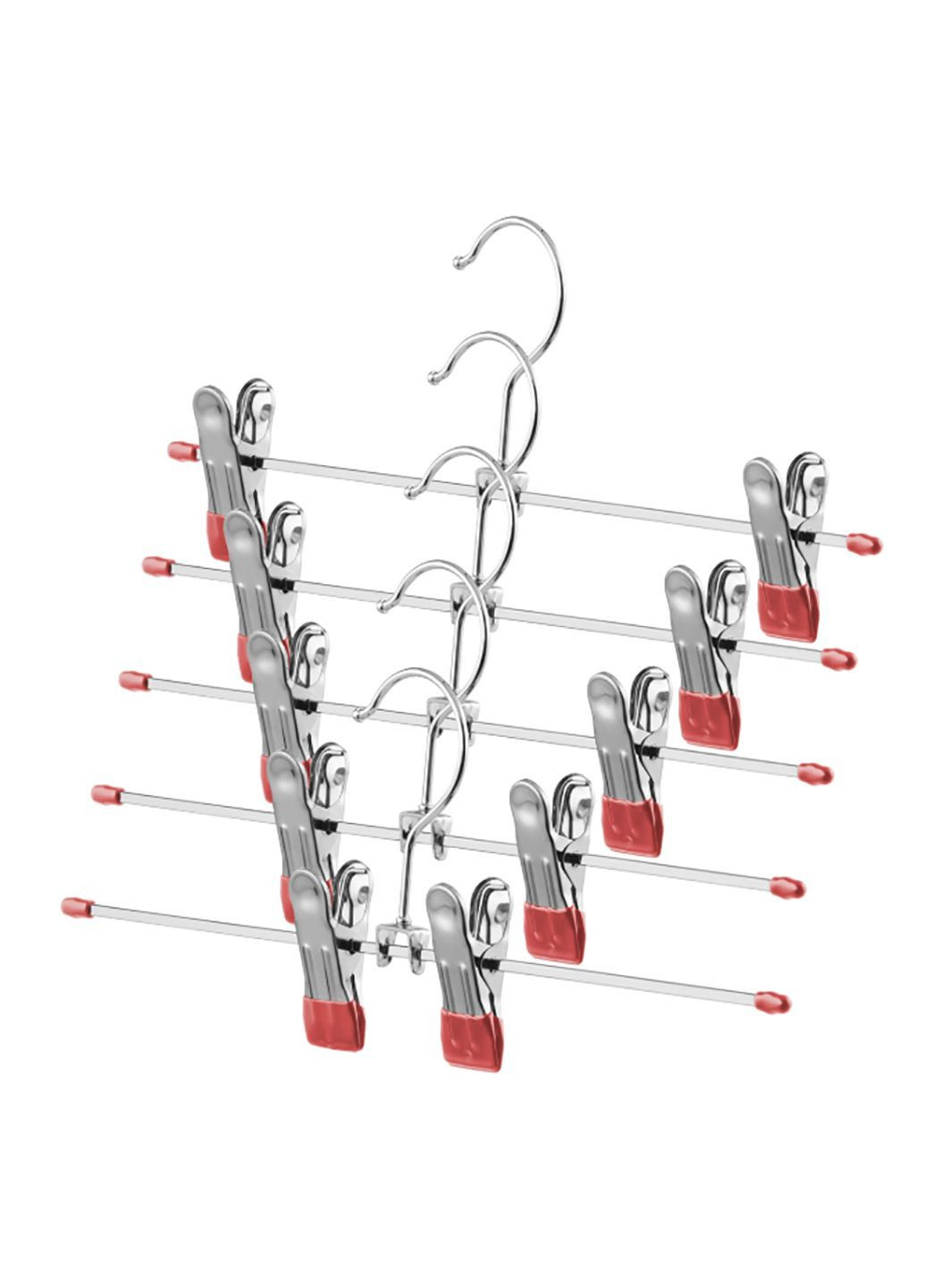 Набір вішалок з прищіпками для штанів 30 см 5 шт ARHC2805RC Ardesto (366153293)