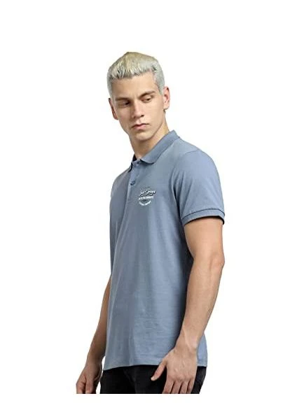 Поло JJANDY POLO SS 12223714-Flint Stone-Print:SMALL scale Jackandamp;Jones Блакитний 12223714-FLINT STONE-PRIN JACK&JONES (395633031)