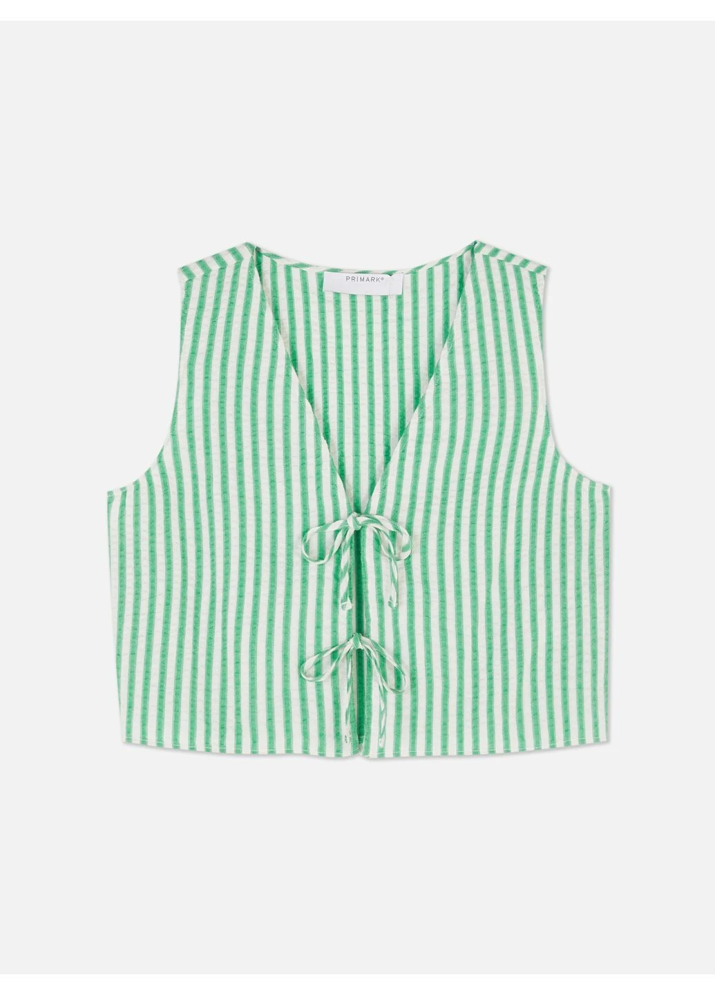 Топ літо,зелений в білу смужку, Primark (394983564)