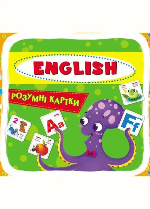Умные карточки. English. 30 карточек, укр MIC (302212745)
