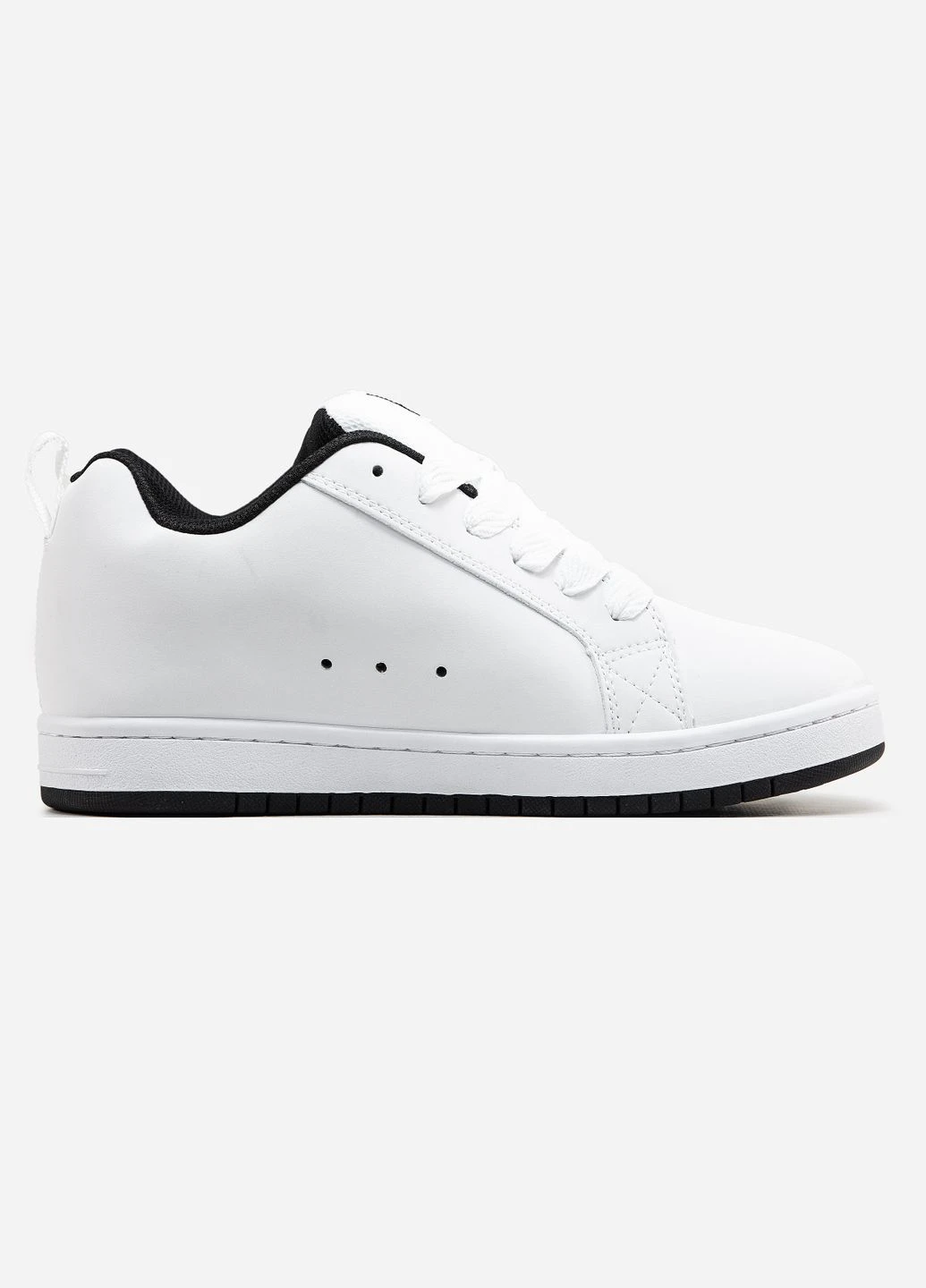 Белые всесезонные кроссовки мужские и женские dc shoes court graffik white | дс шуз белые No Brand