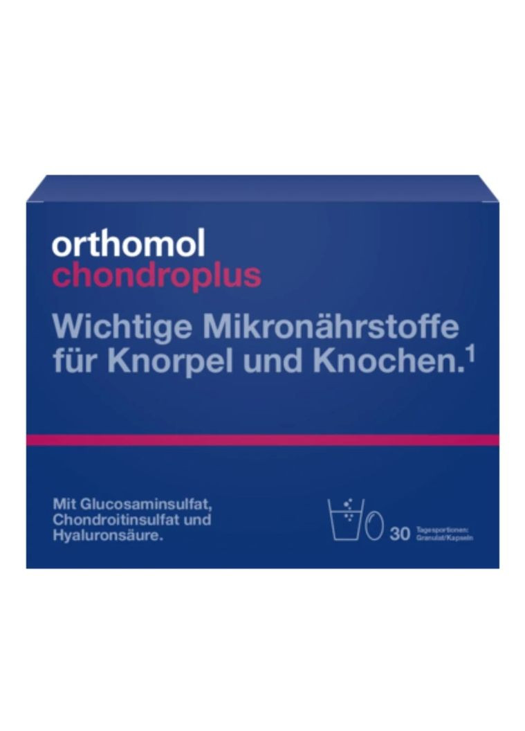 Вітаміни для хрящів і кісток Chondroplus (капсули та гранули 30 порцій) Orthomol (280265847)