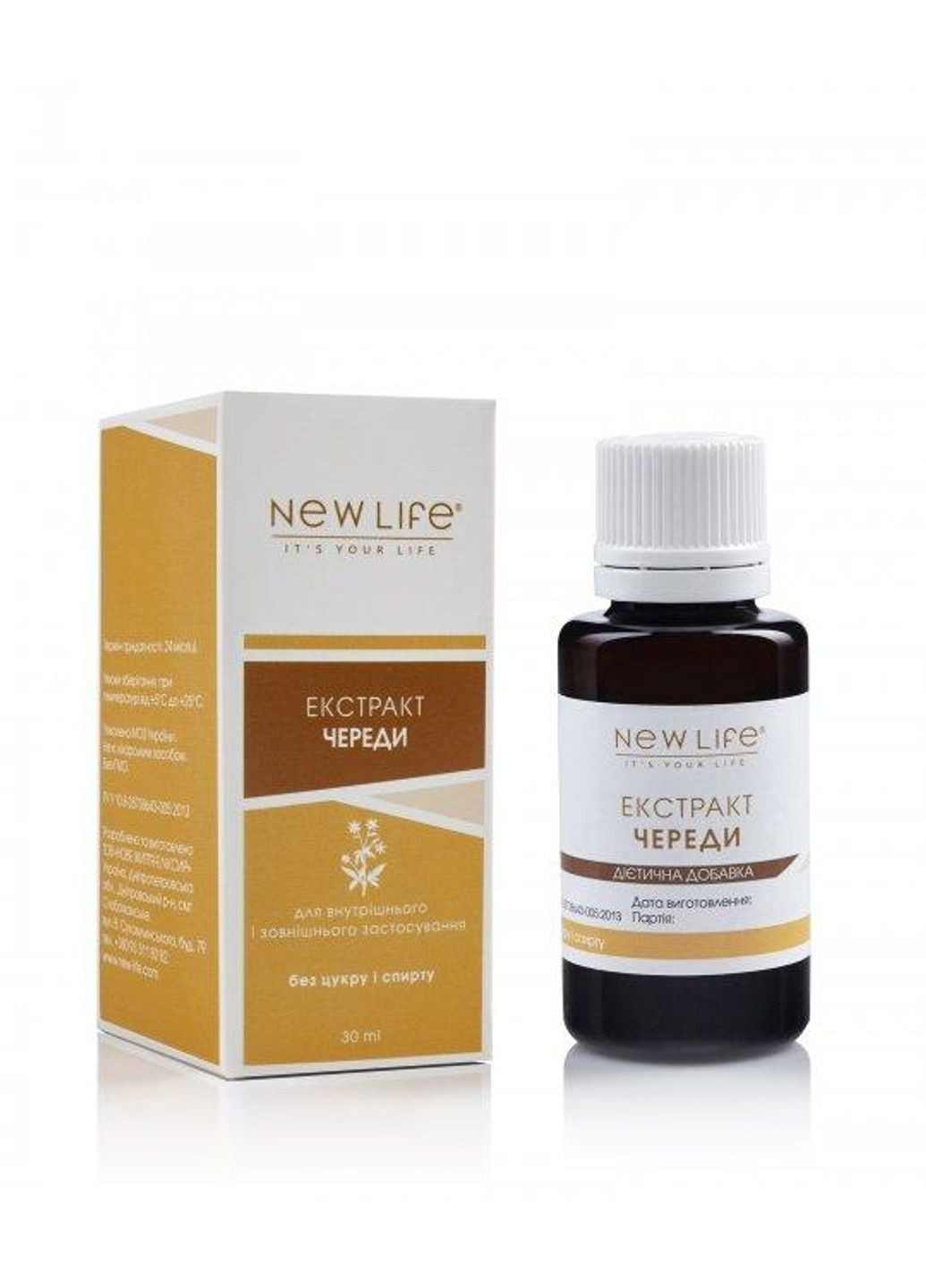 Екстракт череди 30 мл Нове життя New LIFE (317205547)