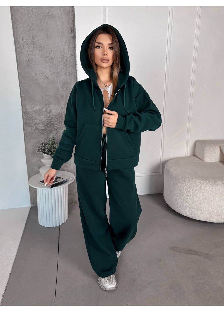 Трендовый теплый костюм на флисе No Brand (366391834)