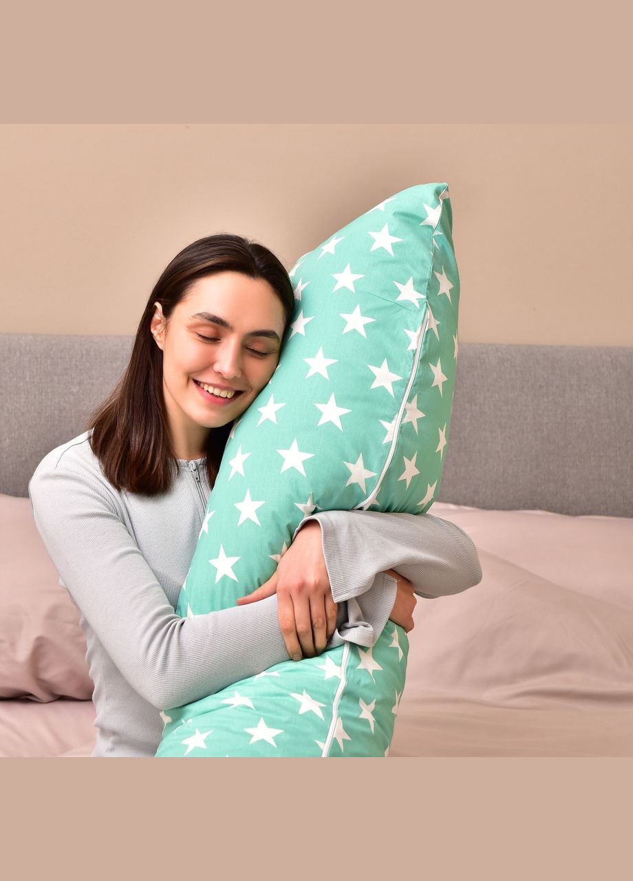 Наволочка для подушки S-Form бязь с молнией мята IDEIA (335821067)